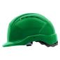 Preview: Nitras Head Protect 9500 Schutzhelm mit Größenregulierung und Kinnriemen, grün